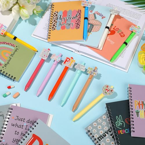 Carnet de motivation physiothérapeute au quotidien : lot de 30 carnets de notes avec 10 stylos - 2