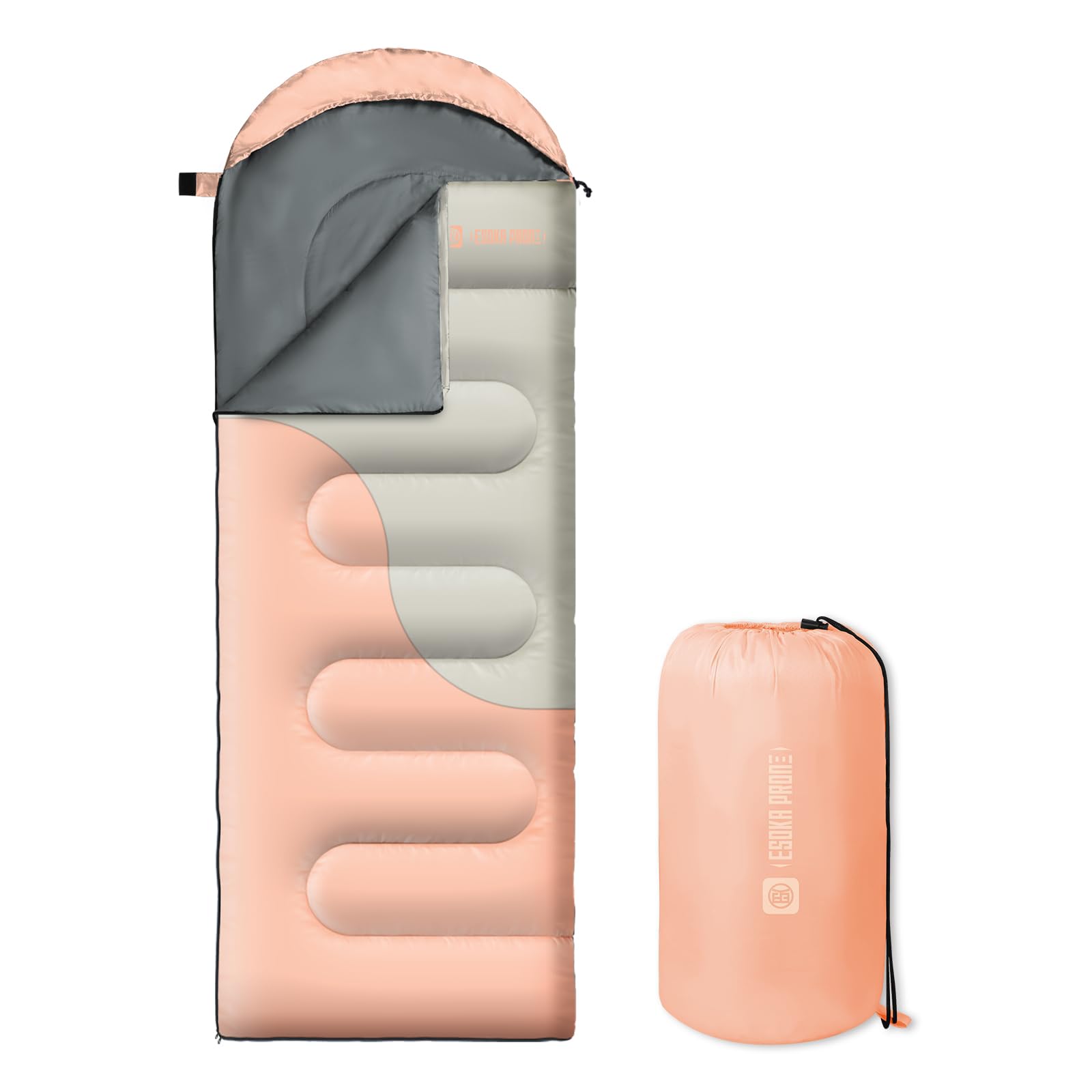 Sleeping Bags for Adults Kids Lightweight Waterproof Warm Weather Sleeping Bag Compact Portable Sleeping Bag for Camping Essentials