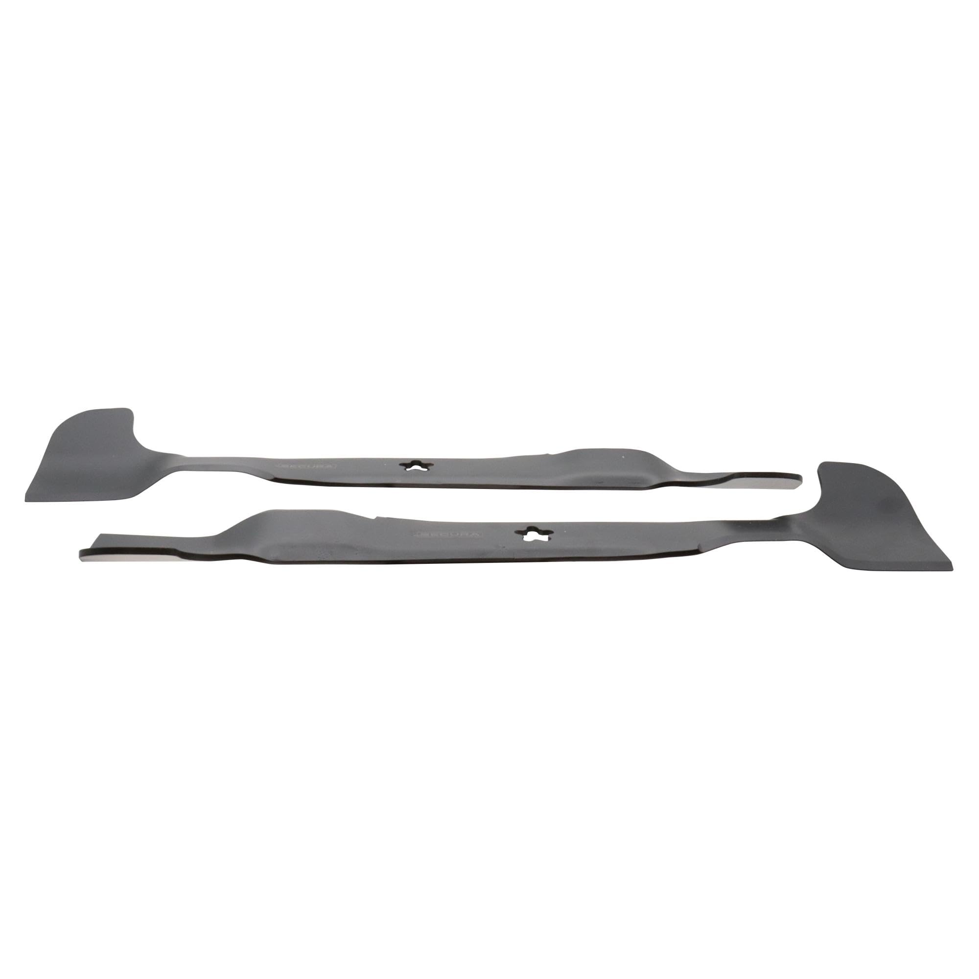 SECURA 2 Messer (je 54cm) Mulchmesser kompatibel mit Husqvarna TC142 TC242 | Messer kompatibel mit McCulloch 107TC| 107cm Mähwerk | 581518001 581517901