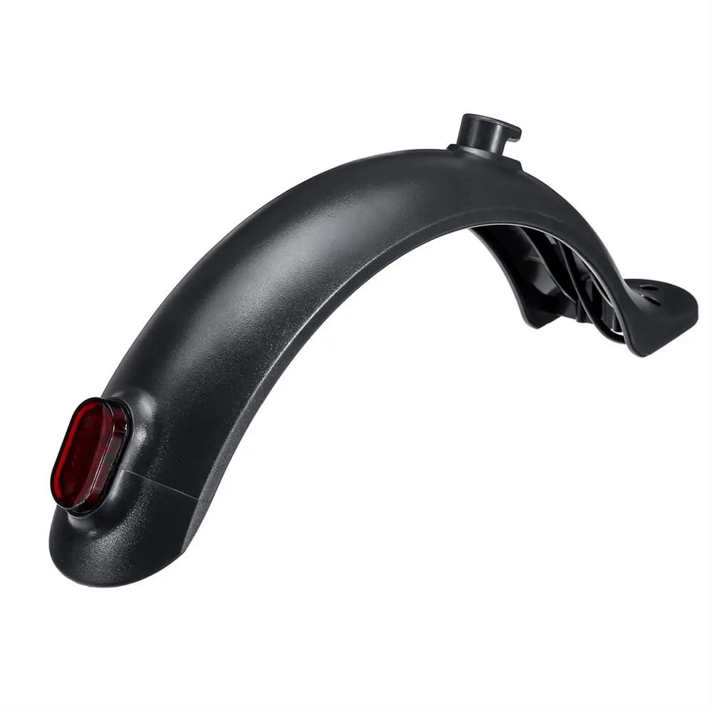 Ytqmorebnz Black Repair Spare Parts Fender With Taillight For Xiaomi M365 Pro Electric Scooter Brake Light Mud Fender With Hook Parts(Black)