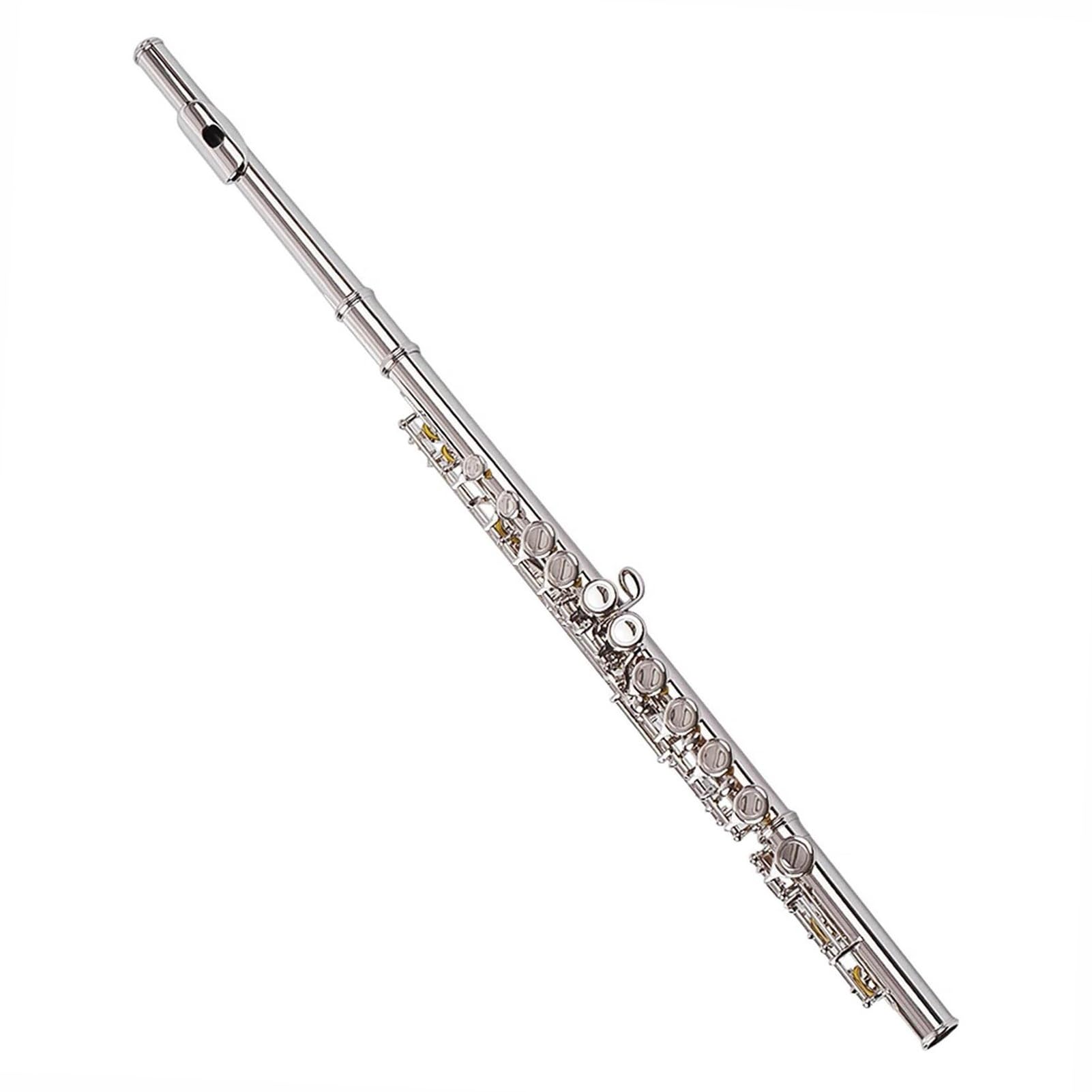 Flûte Flûte À Trou Fermé Professionnelle À 16 Trous Flûtes À Clé En C Instrument À Vent En Cupronickel Des Sons Riches Pour Les Débutants