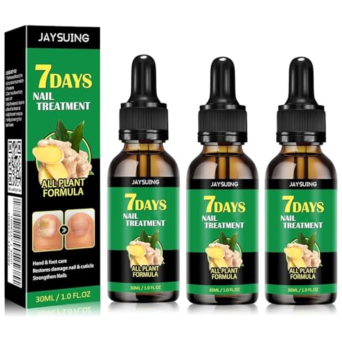 3pcs Ginger Nail Treatment, 7days Nail Treatment,Ginger Cuticle C...
