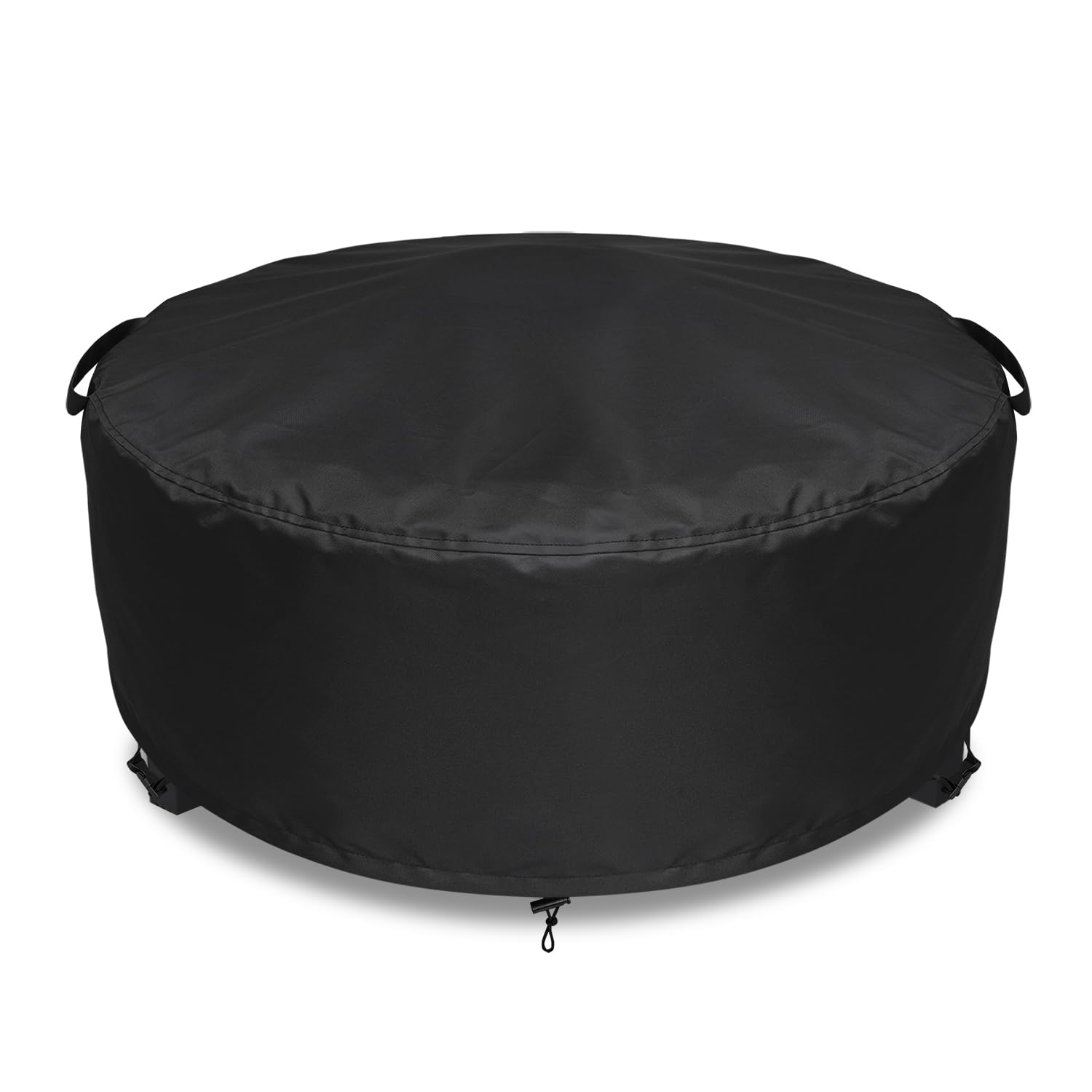 Fire Pit Cover for Solo Stove 52.6 Inch Fire Pit Surround Tabletop, Waterproof Weather-Resistant UV-Resistant Outdoor Fabric Firepits Cover Round Yukon Surround Table Protective Covers, 54" D x 20" H