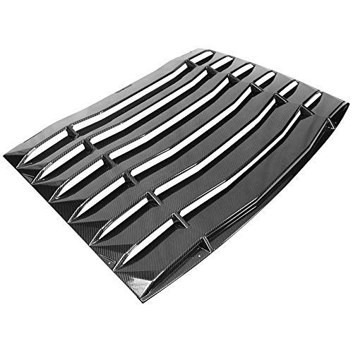 image for IKON MOTORSPORTS Rear Louver Compatible with 2005-2014 Ford Mustang, I