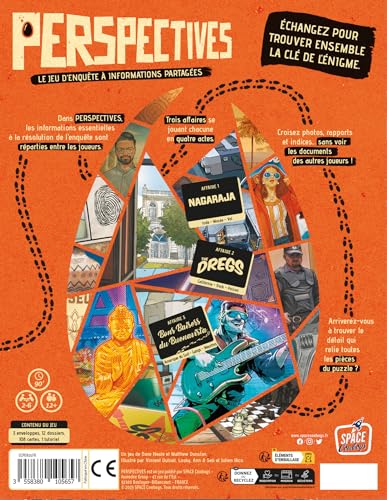 Perspectives (Orange Box), Mystery Game, Cooperative Narrative Game for Children and Adults, 14 Years and Over - Image 3