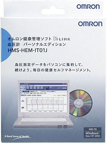 Omron digital automatic blood pressure monitor health management software "sphygmomanometer personal edition" HMS-HEM-IT01J