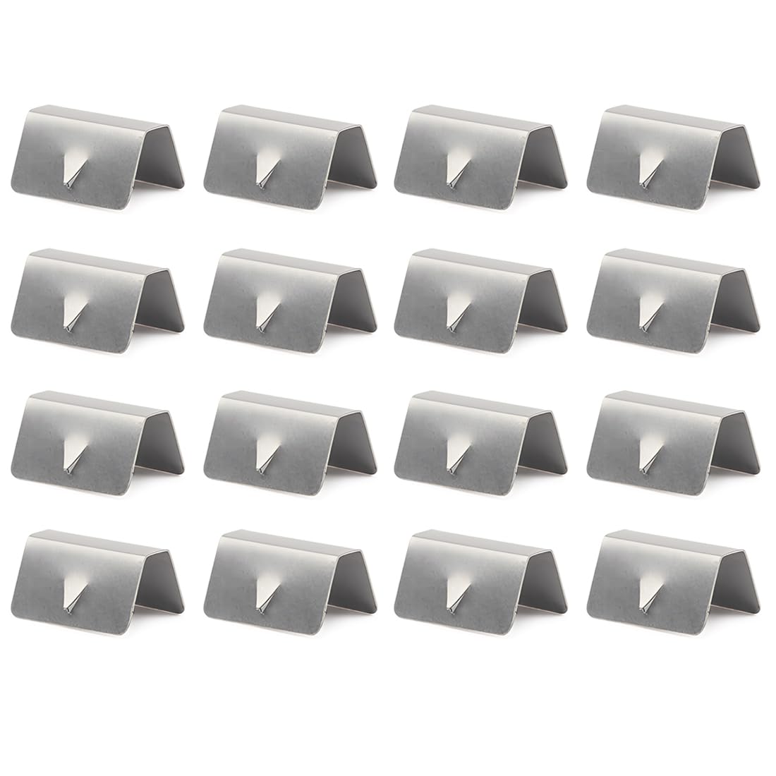 18 Pezzi Stainless Steel Clip Deflettori Auto, Clip di Fissaggio per Fessura Parabrezza,Compatibile con HEKO G3 Deflettore del Vento