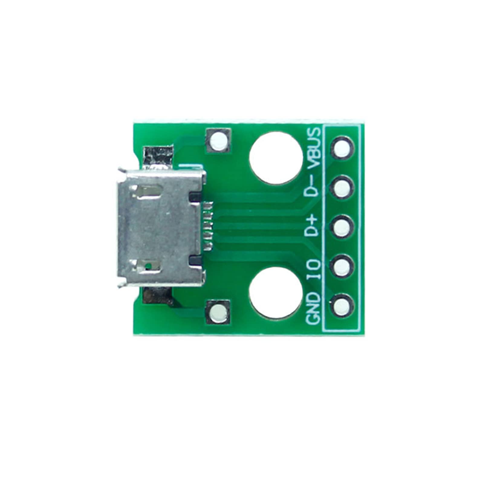 Keenso USB Breakout Board 10 Stück USB Typ A Buchse Breakout Board 2.54 mm Raster Adapterstecker