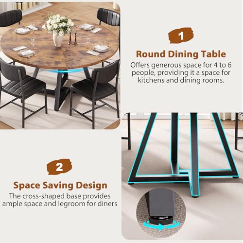 11% Off Jocoevol Round Dining Table for 4 - Image 4