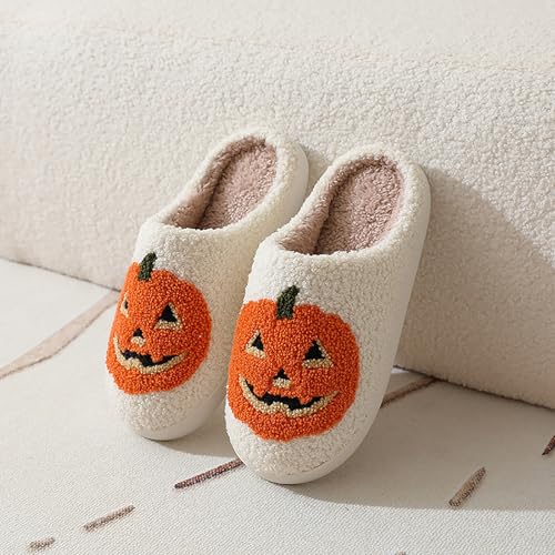 Grimace Halloween Soft Plush Comfy Slippers - Pumpkin Slippers, Slip-on, Cozy Indoor/Outdoor, Fluffy for Women & Men2