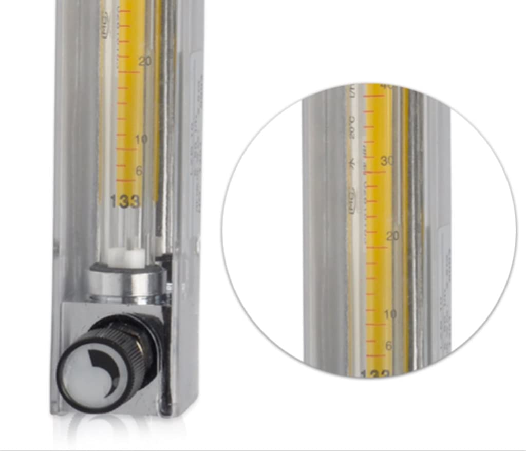 1pc LZB -10F, All Stainless Steel Corrosion Resistant Glass rotameter Flow Meter Gas air anticorrosion Tiny Float