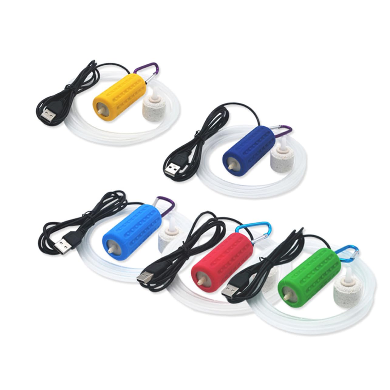 2 Uds De Estanque De Estanque De Agua De Oxígeno Hidropónico De Aire De Acuario De Agua De Pesca