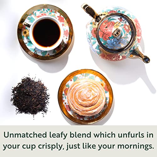 Image of LUXMI Estates English Breakfast Tea 15 Tea Bags (30 Gram) Get A Pack Of 6|A Tale Of Two Estates|Certified Organic Black Tea Leaf|Smooth, Flavorful, Robust, Caffeinated|Darjeeling & Assam Tea