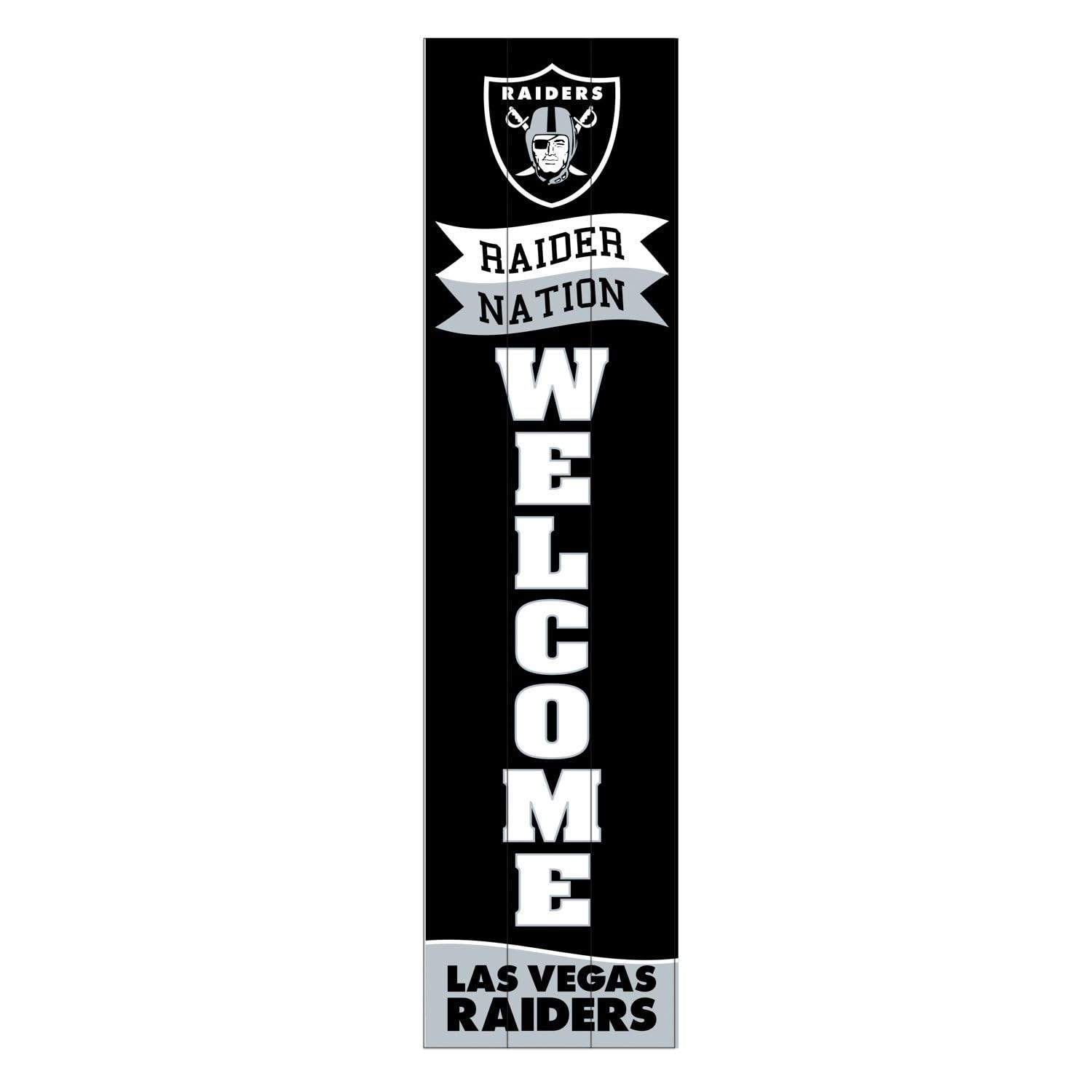 Amazon.com: NFL LAS VEGAS RAIDERS 47 inch Wood Porch Leaner