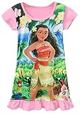 WNQY Girls Princess Dress Baby Toddler Summer Cartoon Casual Short Sleeve Dress (6 Years, Pink 5)