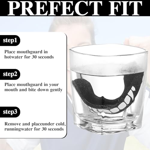 image for Yungyan 10 Pcs Mouth Guard for Sports Demon Football Mouth Guards Bulk