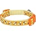 Blueberry Pet Essentials 10 Patterns Statement Busy Bees Designer Adjustable Dog Collar, Medium, Neck 14.5