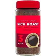 Bizzal Sainsbury's Rich Roast Instant Coffee Granules, Medium Roast, Rich & Full Flavoured, 200g