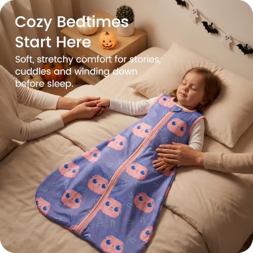 Image of Toddler Sleep Sacks 2T-3T-4T, 0.5 TOG Light Summer Wearable Blankets, Extra Long XL Sleeping Bags, 2 Pack