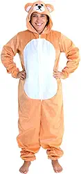Kigurumi Urso Adulto Infantil Macacão Inverno