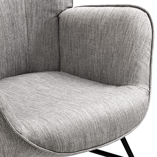 MEUBLE Cosy XXL-Sessel im skandinavischen Design Großer Polstersessel aus Stoff mit Hoher Rückenlehne und Armlehnen