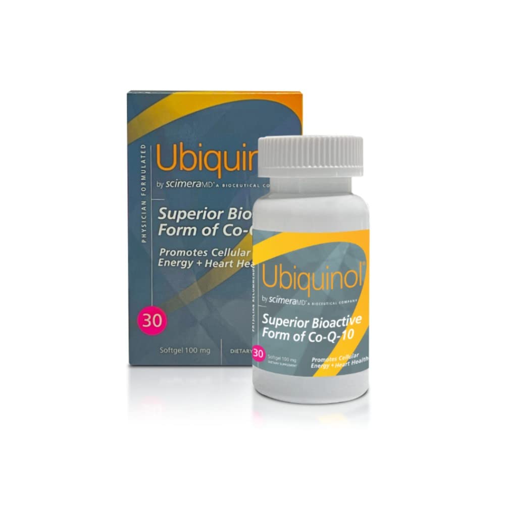Scimera BioscienceUBIQUINOL COENZYME Q-10 | Kaneka QH Antioxidant | 30 Capsules