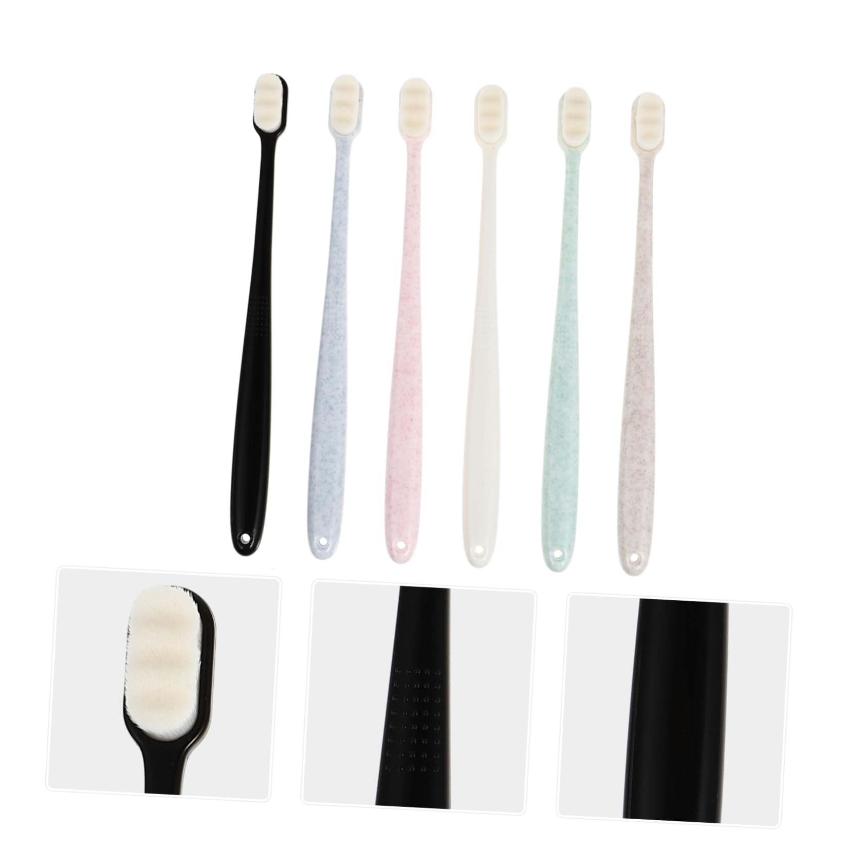 Gatuida 18pezzi Spazzolini Da Denti Morbidi Setole Fluffy Con Testa Piccola Per Pulizia e Comfort Ergonomico