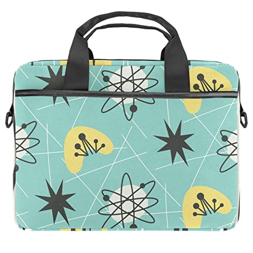 Sac à bandoulière vintage pour ordinateur portable 13 à 14.5 pouces rétro multicolore