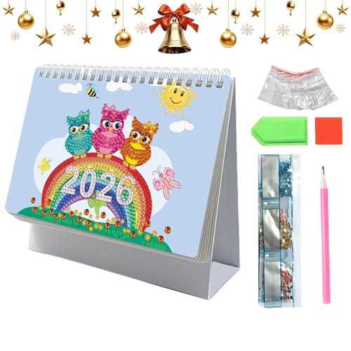 Calendario de mesa Gem Art 2026: planifica tus citas sin estrés con decoración artesanal