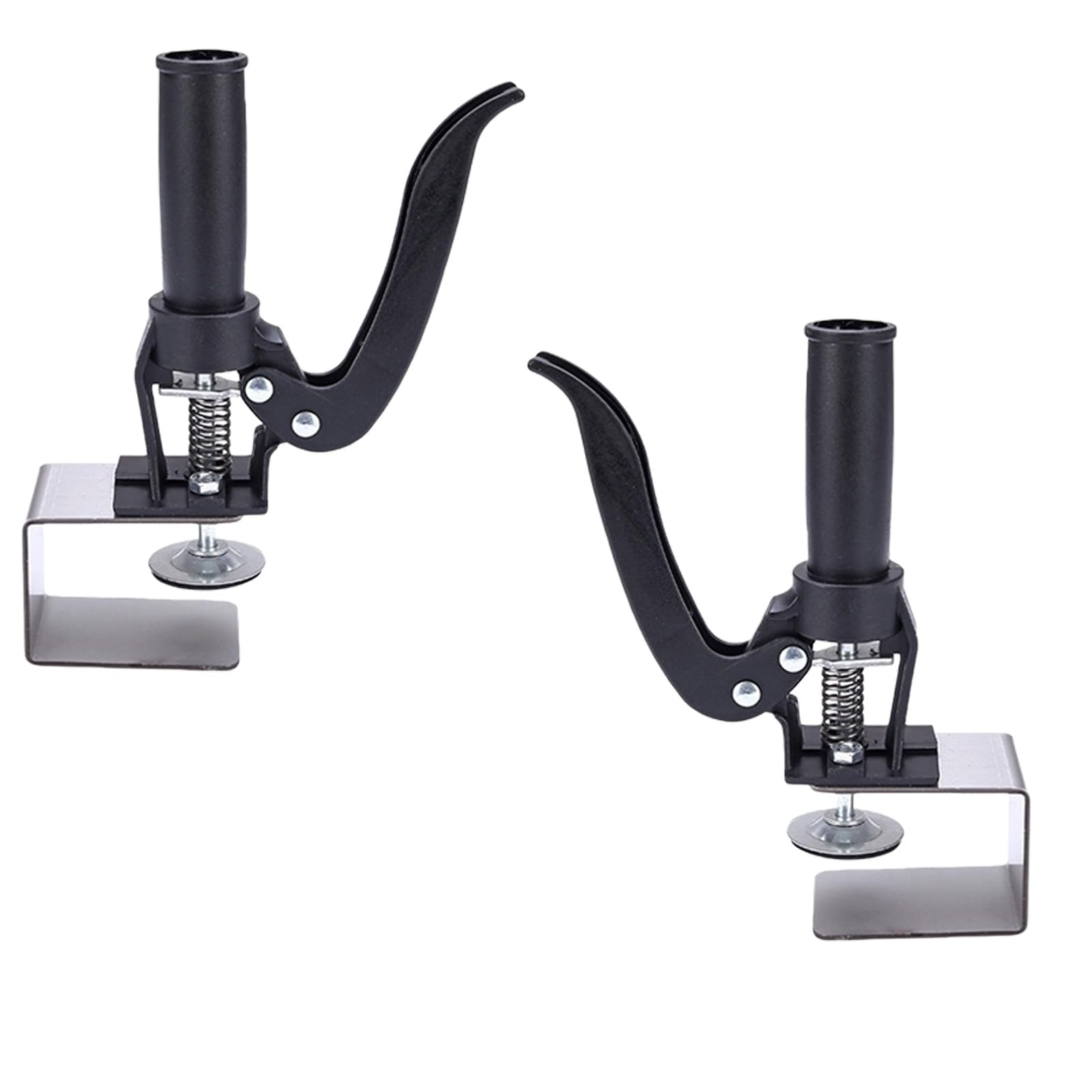 Kaeltsyn U Shape 2Pcs Furniture Cabinet Drawer Installation Fixed Clamp Stainless Steel Drawer Panel Clips Woodworking Enduring Woodworking