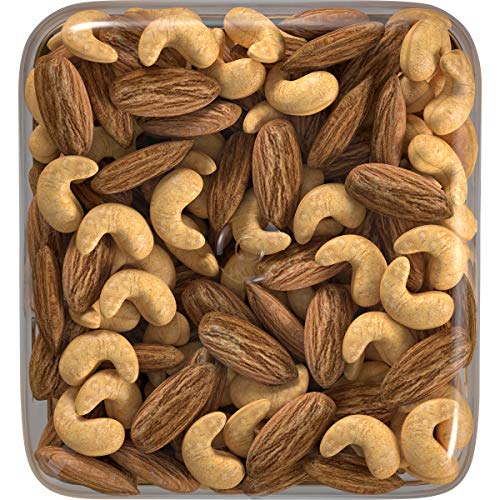 Fisher Snack Oven Roasted Never Fried Almond And Cashew Blend, 24 Ounces, Made With Sea Salt, Non-Gmo, No Oils, Artificial Ingredients Or Preservatives #TOP2