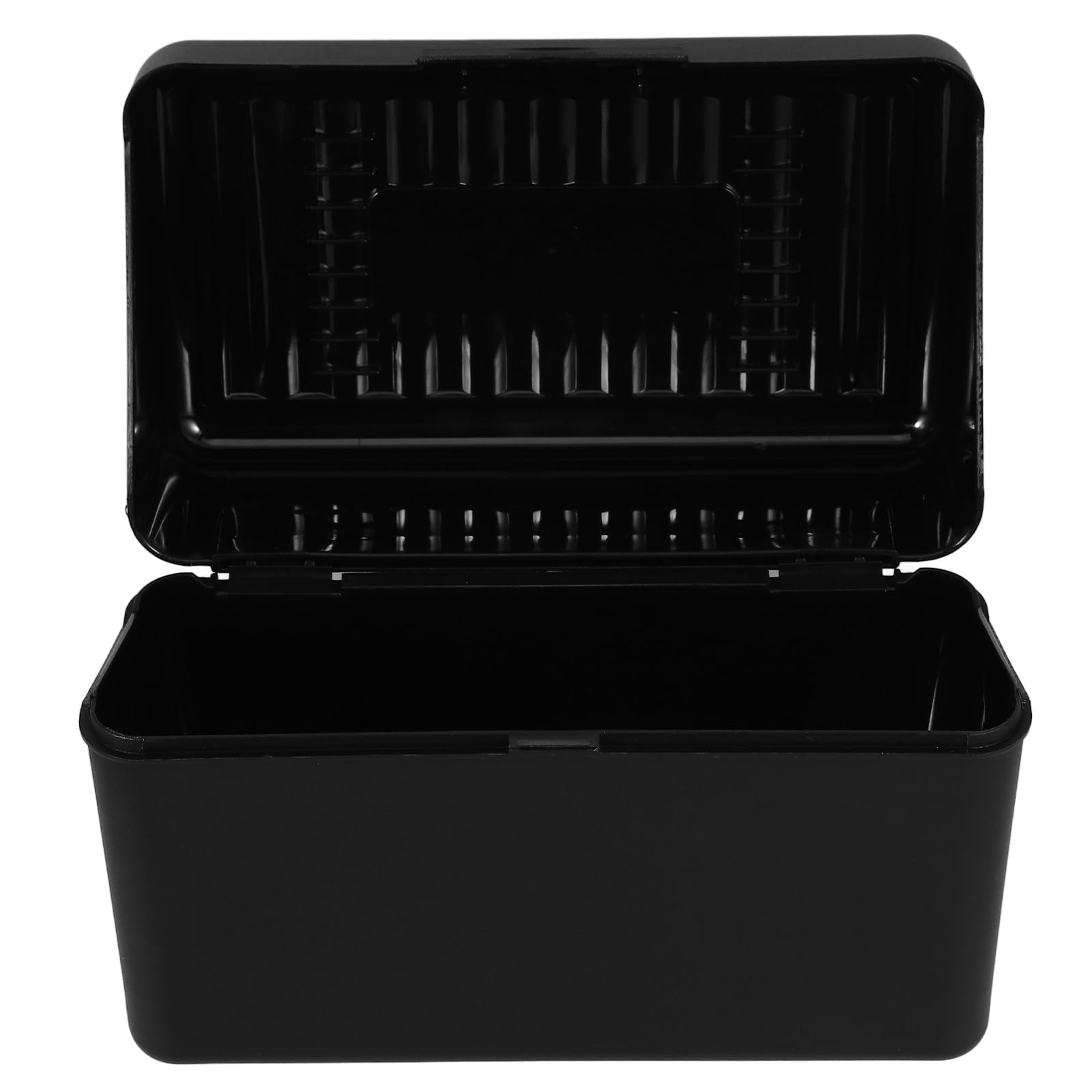 SEWACC Boîte Porte-cartes Mémoire Abs Noir Grosse Capacité, Facile à Nettoyer et Gain de Place, pour Bureau et Organisation des Fiches