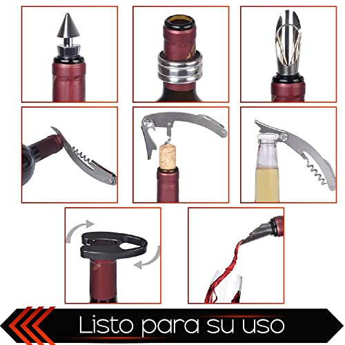 La mejor selección de Juegos de accesorios para vino comprados en linea. 24 Imagen adicional