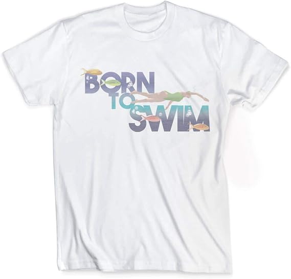 Vintage Faded Swimming T-Shirt | Adult 
