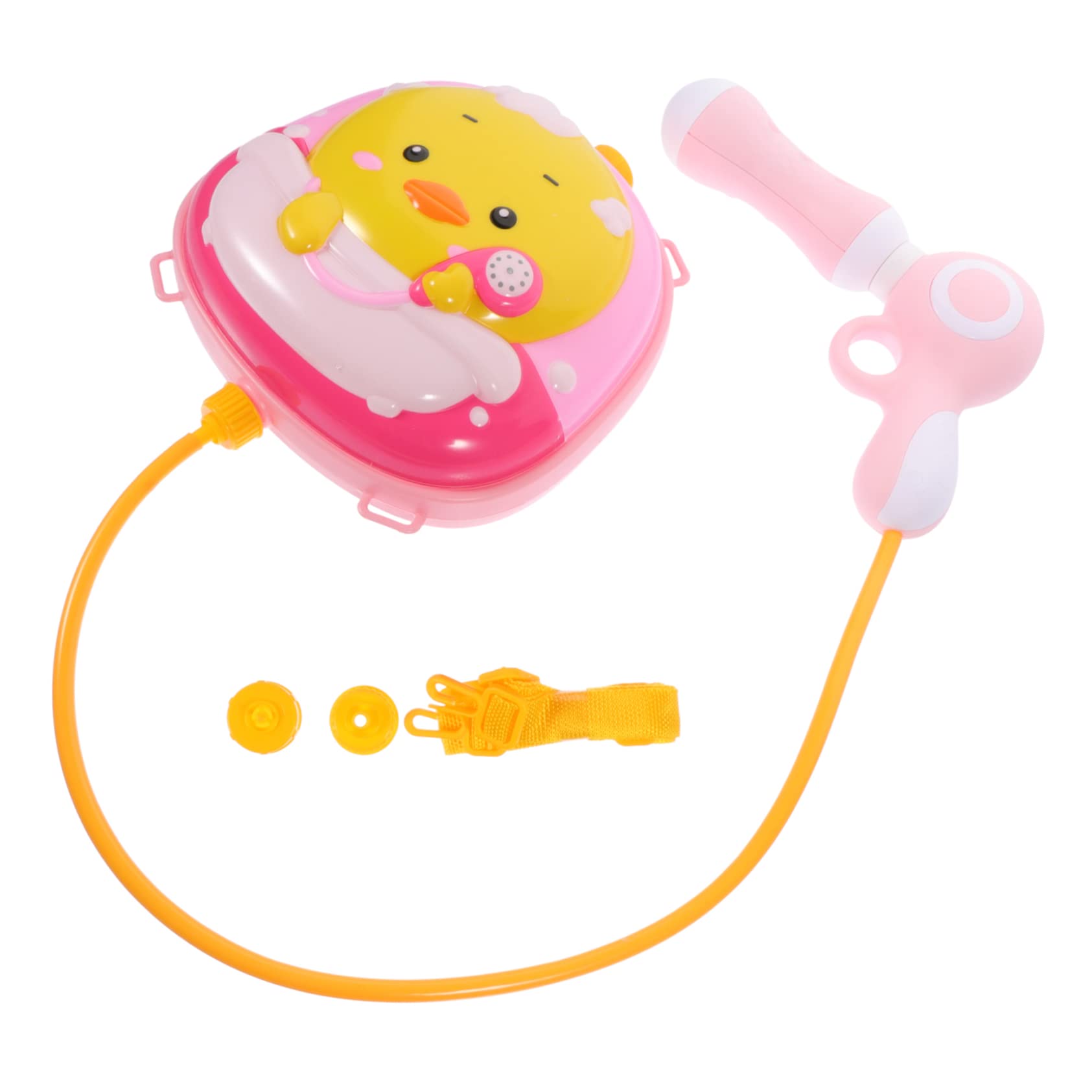Toyvian Summer Boys and Girls Water Spray Toy Cartoon Duck Beach Plaything Compact Portable