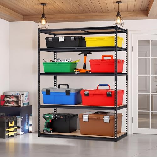 Heavy-Duty-Garage-Storage-Shelves-5-Tier-Metal-Adjustable-Shelving-Unit-Storage-Shelving-with-2500-LBS-Capacity-for-Kitchen-Pantry-Basement-Bathroom-Laundry-36-l-x-18-w-x-72-h