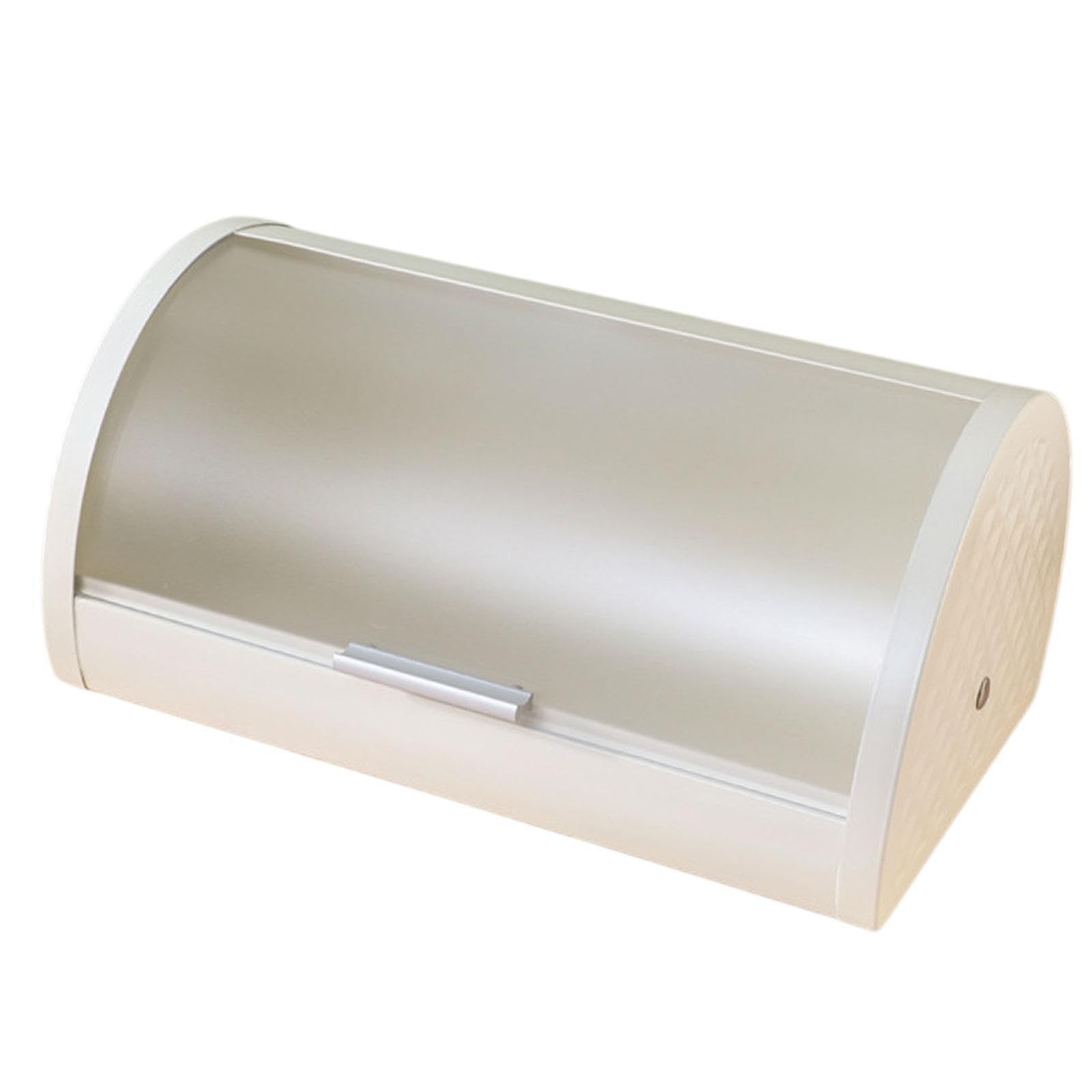 Pixzcsa Matte Lid Farmhouse Bread Bin Bread Box Storage For Coffee Breads And Snacks With Attractive Farmhouse Countertop Bin Is Made Of Sturdy Acrylic Box Pantry, 37.5X26x18cm