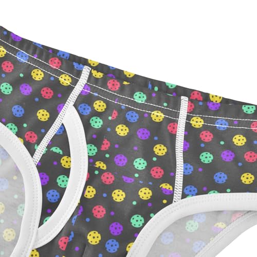 Boys' Exclusive Briefs Toddler Underwear 95% Combed Cotton Boxerbriefs 2T Colorful Dot Pattern 114
