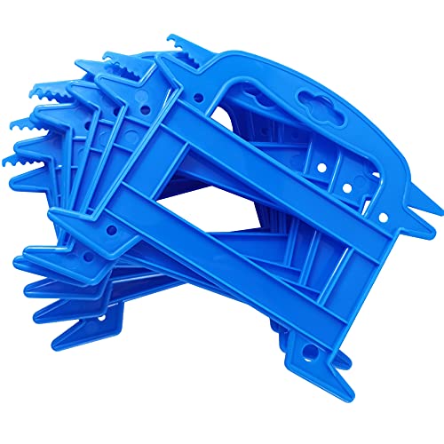 RONYOUNG 7PCS Line Winder Rope and Cord Organizer Paracord Spool Parachute Line Reel Outdoor Survival Tool Paracord Winder Fishing Line Cable Bobbins Prevents Tangles Knots Recoils and Kinks (Blue)