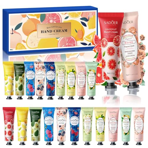 UCAMP 22 Crema de manos,Set de Regalo de Crema de Manos,crema hidratante para manos,Crema de manos reparadora,Humectante de Manos y pies,Navidad regalos,Adecuado para regalar a familiares y amigos