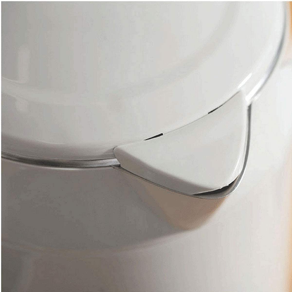 Hervidor eléctrico, Hervidor de agua acero inoxidable doble capa, 1,7 l, color beige, fácil usar, con luz indicadora