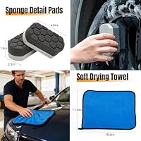 9Pcs Car Wheel Brush kit, Tire Brush, Microfiber Flat Wheel Cleaner Brush — image 7