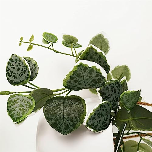 Plantas colgantes artificiales para decorar zonas sin luz y sin riego 3