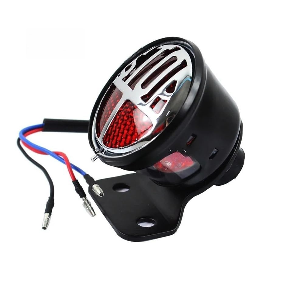 DAGMARA Freno Luce Stop Moto Fanale Posteriore A LED per Motocicletta, Targa, Fanale Posteriore, Luce Freno, Stop, per per Chopper per Bobber Accessori per Moto
