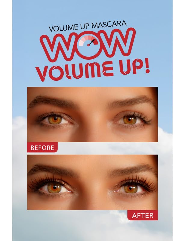 Volume Up Mascara Yoğun Hacim ve Lifting Etkili Kat Kat Uygulanabilir Maskara (2 paketi)