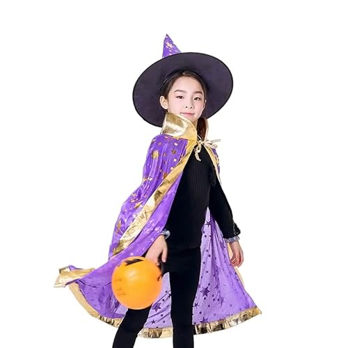 JUHONNZ Costume da Strega di Halloween, Costume da...