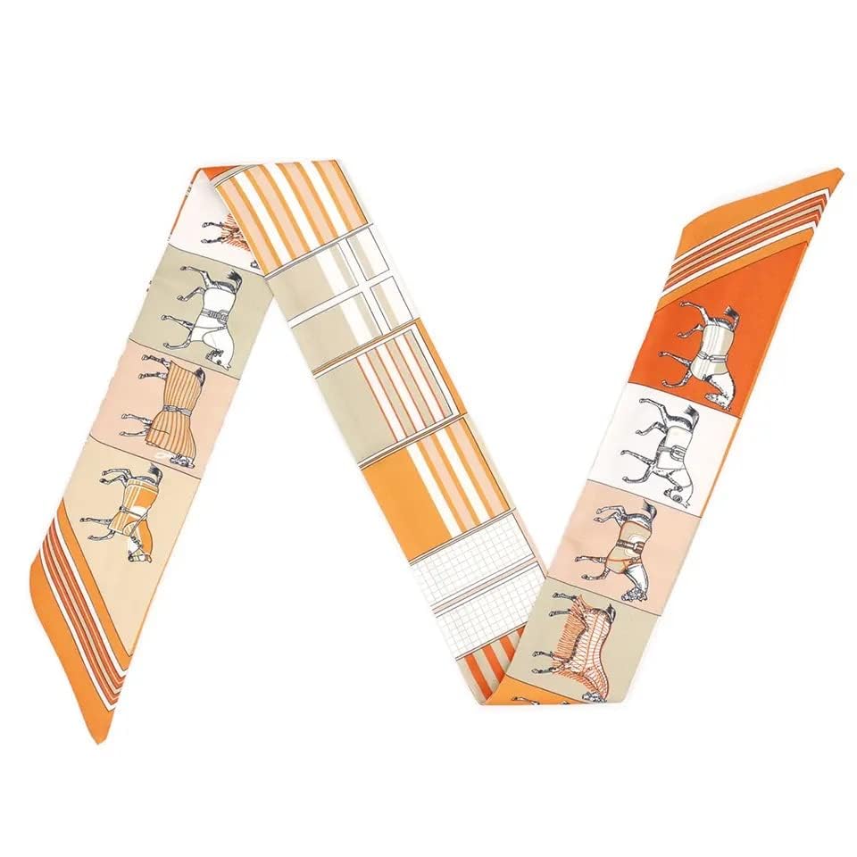 Horse Skinny Scarf for Women - Bag, Purse, Handbag, Hair, Handle, Accessory, Gift2