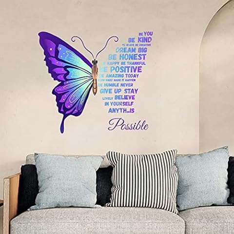 SUPERDANT Stickers Muraux Papillon Cover