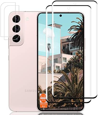 RIIMUHIR Screen Protector Google Pixel 6, Tempered Glass Screen Protector, Anti Fingerprint, 9H Hardness, Anti Scratch, 2 Pack Screen protector + 2 Pack Camera Lens Protector