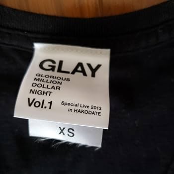 GLAY Tシャツ Lサイズ バンド LIVE イベント GLAY Tシャツ Lサイズ
